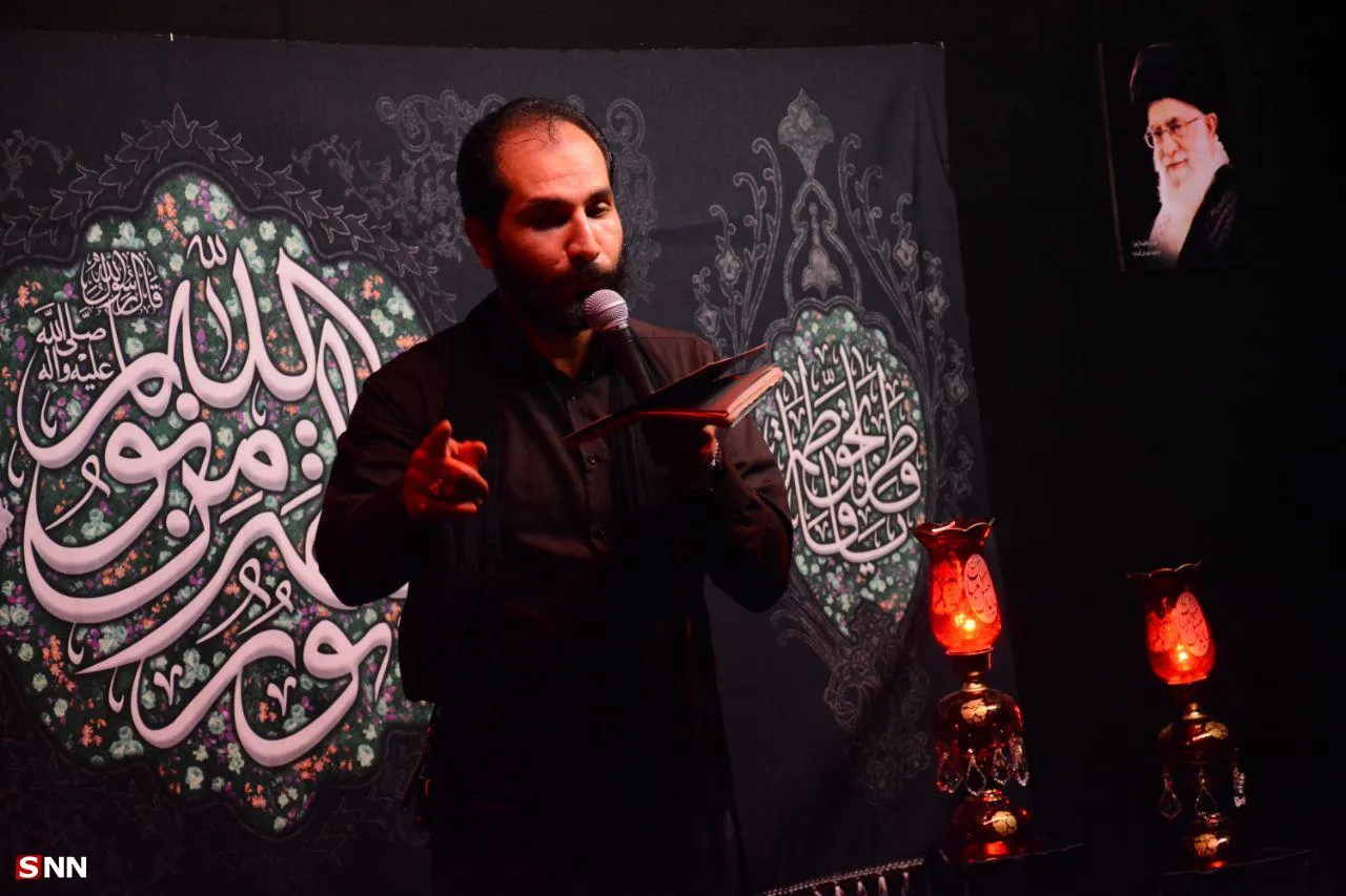 مراسم دهه اول فاطمیه دانشگاه پیام نور بجنورد