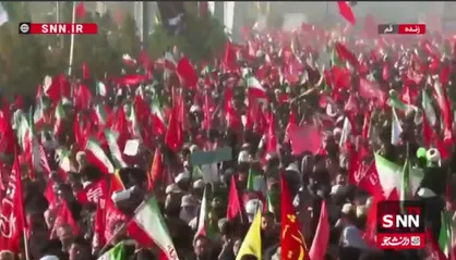 قم پرچم سرخ انتقام را از تهران تحویل گرفت