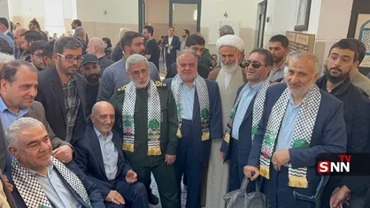 سردار قاآنی در جمع جانبازان + عکس