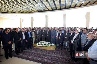 تشییع پیکر نماینده نطنز در مجلس شورای اسلامی