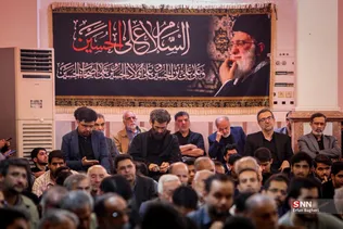 مراسم بزرگداشت چهلمین روز شهید شمقدری در مسجد حضرت قائم