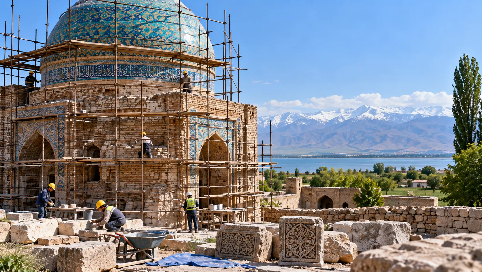 اختصاص ۳.۵ همت برای مرمت آثار تاریخی و زیرساخت‌های گردشگری کشور