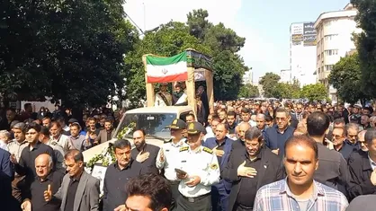 ببینید| تشییع پیکر مطهر شهید ابوالفضل رضایی در بابل+فیلم