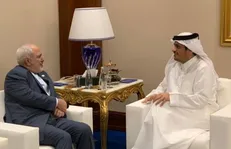 دیدار وزیر خارجه قطر با ظریف
