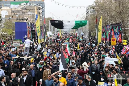 راهپیمایی روز جهانی قدس در تهران (۱)