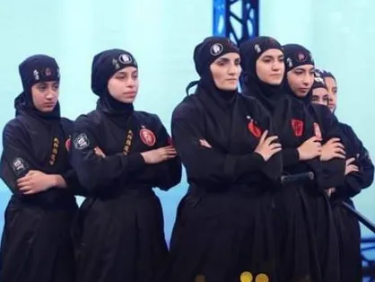 اجرای جذاب گروه &laquo;دختران نینجا&raquo; در عصر جدید