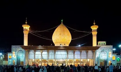 سنگ قبور شهدای حادثه تروریستی حرم شاهچراغ (ع) رونمایی شد+ عکس