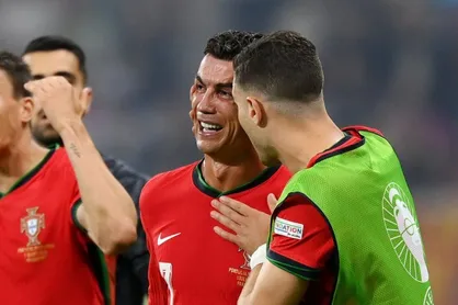 اوبلاک اشک رونالدو را در آورد +فیلم
