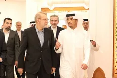 دیدار لاریجانی با وزیر خارجه قطر