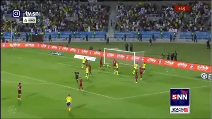 گل اول النصر به الریاض در دقیقه ۴۰