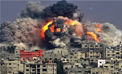 شهادت بیش از ۶۰ فلسطینی در پی حملات وحشیانه رژیم صهیونیستی به نوار غزه