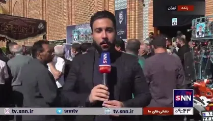 گزارش خبرنگار خبرگزاری دانشجو از مراسم تشییع پیکر مرحوم &laquo;رضا سراج&raquo; در حسینیه کربلای تهران