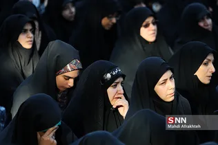 اجتماع زنان عاشورایی در امامزاده سیده ملک خاتون