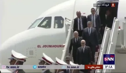 رئیس&zwnj;جمهور تونس وارد تهران شد