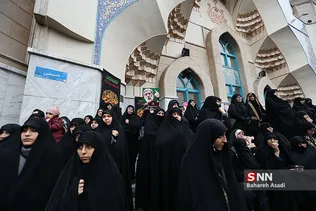سوگواری شهادت سردار سلیمانی در دانشگاه تهران