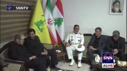 حضور محمد مخبر، علی شمخانی و ایرج مسجدی در دفتر حزب&zwnj;الله لبنان جهت عرض تسلیت شهادت سید حسن نصرالله