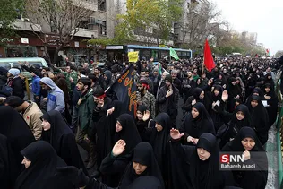 سوگواری شهادت سردار سلیمانی در دانشگاه تهران
