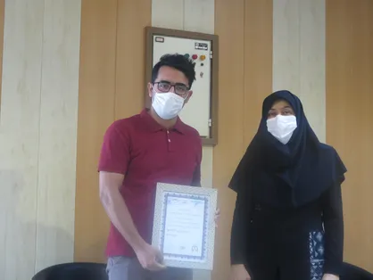 دانشجوی دانشکده پزشکی تبریز موفق به دریافت جایزه&zwnj; ملی فیزیک بهداشت سیمین شد