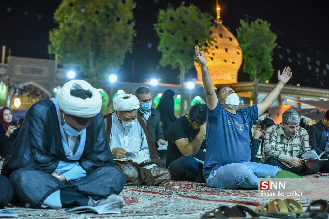 مراسم احیای شب نوزدهم ماه مبارک رمضان در حرم مطهر شاهچراغ(ع) شیراز‎‎