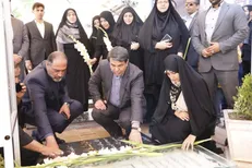 ادای احترام معاون رئیس جمهور به سردار دل‌ها و شهدای کرمان