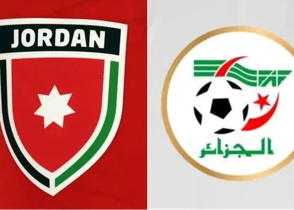 ترکیب دوتیم الجزایر و اردن + عکس