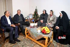 پزشکیان مهمان خانواده شهید مسیحی شد