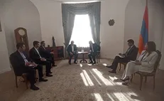 دیدار رئیس سازمان برنامه و بودجه با معاون نخست‌وزیر ارمنستان