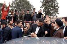 استقبال گرم مردم زنجان از رئیس جمهور+ فیلم