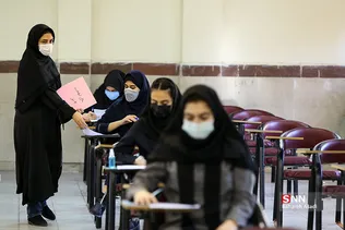 برگزاری حضوری امتحانات نهایی در دبیرستان شهید بهشتی