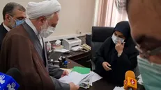 بازدید سرزده رئیس قوه قضائیه از دادگستری شهرستان قدس+ عکس