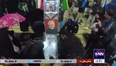 ۰۱:۲۰ بامداد؛ حضور عاشقان سردار سلیمانی در گلزار شهدای کرمان در پنجمین سالروز شهادت فرماندهان جبهه مقاومت