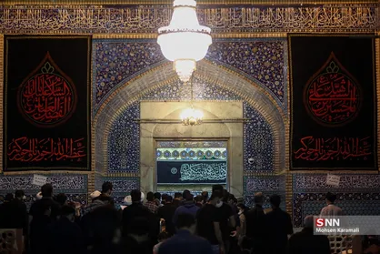 شب شهادت امام رضا(ع) در حرم حضرت معصومه(س)