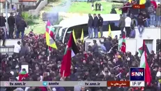 استقبال پرشور مردم از کاروان اسرای فلسطینی در رام الله