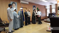 مراسم تکریم و معارفه مسئول بسیج دانشجویی دانشگاه فردوسی مشهد برگزار شد + تصاویر