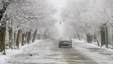 کولاک برف و یخبندان در اردبیل
