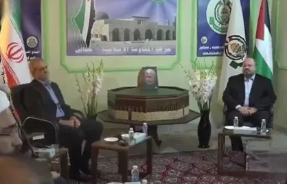 حضور رئیس&zwnj;جمهور در دفتر حماس در تهران