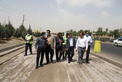 بهسازی آسفالت بزرگراه شهید یاسینی پس از ۱۳ سال