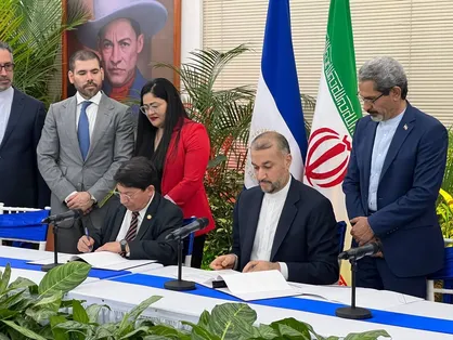 ایران و نیکاراگوئه یادداشت تفاهم مکانسیم همکاری و مشورت&zwnj;های سیاسی امضا کردند