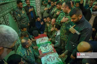 تشییع پیکر شهید پلیس افتخاری «محمود هوشمندی» در شیراز
