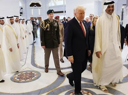 کاخ سفید: &laquo;ترامپ&raquo; توافقنامه ۱.۲ تریلیون دلاری با قطر امضا کرد