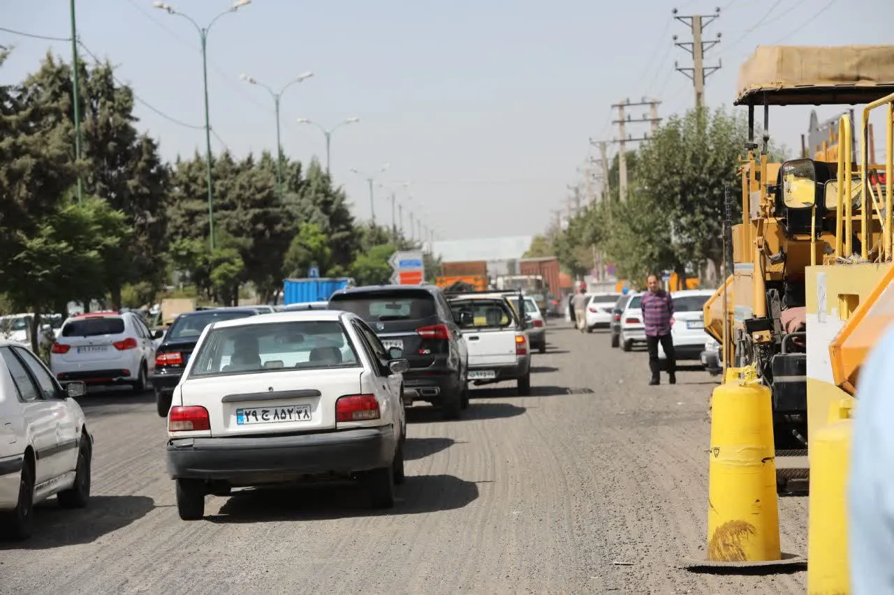 طرح ساماندهی جاده محمدشهر برای کاهش ترافیک جنوب کرج وارد فاز اجرا شد