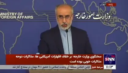 کنعانی: سفر وزیر خارجه سوریه برای در جریان قرار گرفتن روند مذاکرات در تهران است