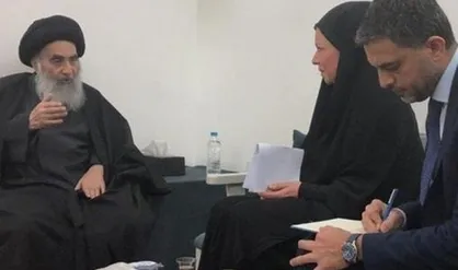 دیدار نماینده سازمان ملل با آیت&zwnj;الله سیستانی در نجف اشرف