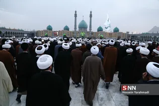 همایش تجدید بیعت طلاب و روحانیون با امام عصر(عج) در مسجد مقدس جمکران