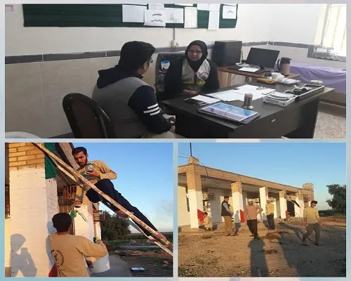 اردوی گروه جهادی شهید گودرزی در منطقه روستایی شنگر، خیبر، چغاچشمه