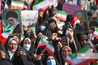 راهپیمایی بانوان فاطمی در شیراز