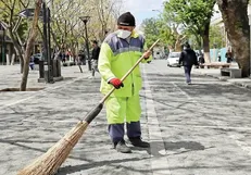نظافت پایتخت با تلاش شبانه روزی پاکبان‌ها بی‌وقفه انجام می‌شود