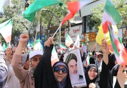 راهپیمایی &laquo;بشارت نصر&raquo; در شیراز برگزار شد / فریاد حمایت از غزه در قلب فارس