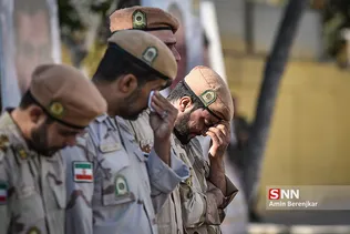 تشییع پیکر سرهنگ شهید رسول طالبی در شیراز