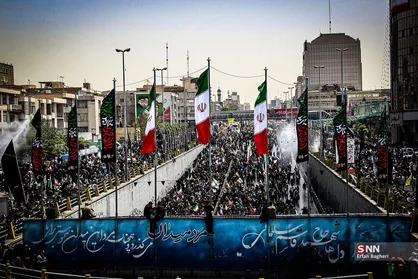 تشییع شهدای اقتدار در تهران (۴)